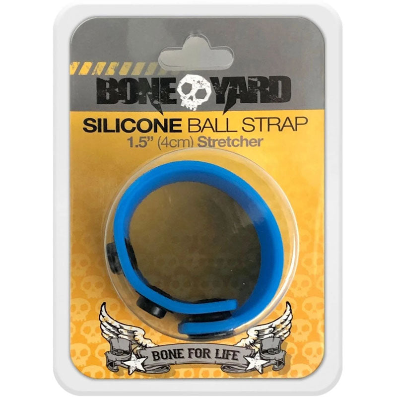 Boneyard Silicone Blue 4cm Ball Strap