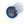 Boneyard Silicone Blue 4cm Ball Strap