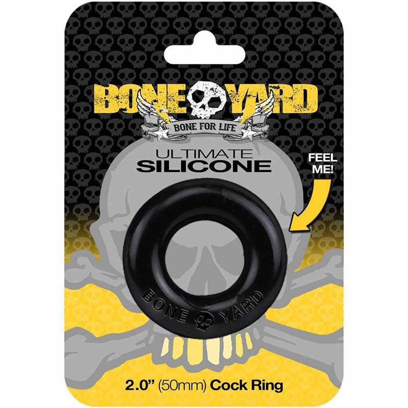 Boneyard Ultimate Cock Ring- 50mm - Black