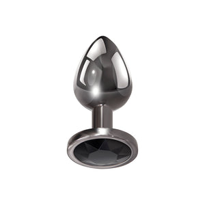 Evolved Black Gem Small Metallic Anal Plug