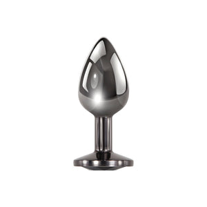 Evolved Black Gem Small Metallic Anal Plug