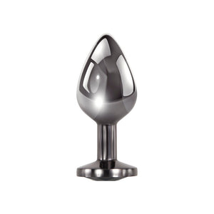 Evolved Black Gem Medium Metallic Anal Plug
