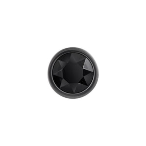Evolved Black Gem Medium Metallic Anal Plug