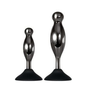 Evolved Joy Sticks - Black Metal Butt Plugs - Set of 2