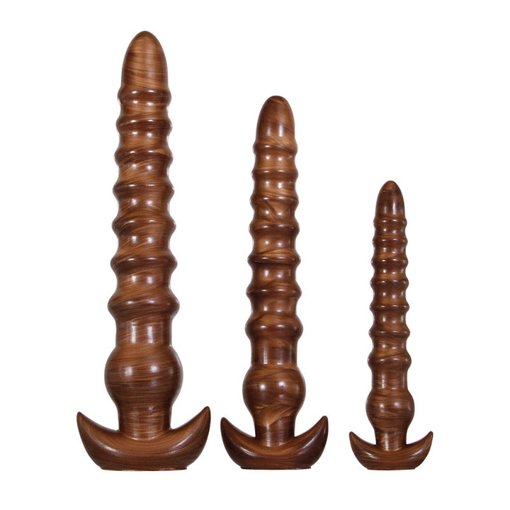 Evolved Twisted Love Gold Anal Plugs - Set of 3