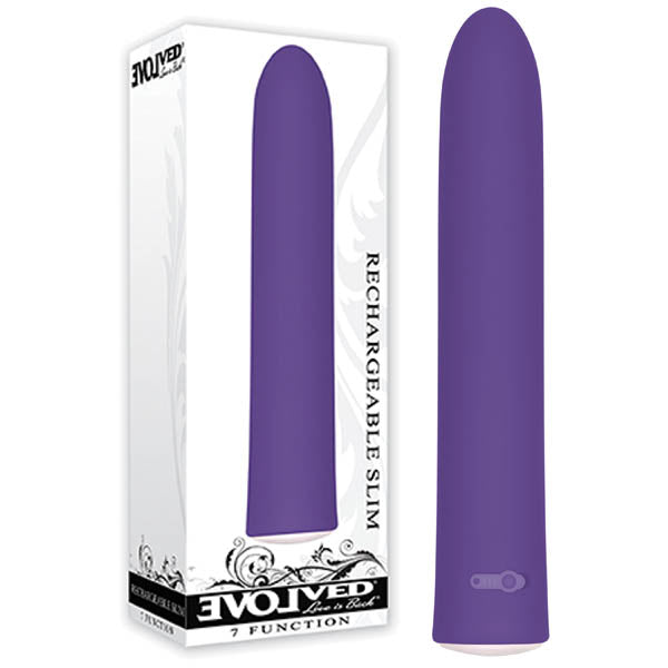 Rechargeable Slim - Purple Rechargeable Vibrator