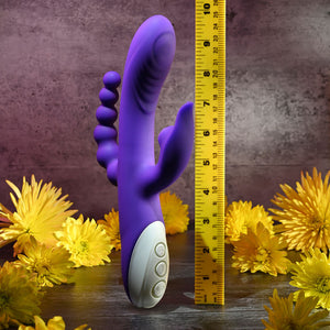 Evolved Lick Me Triple Stim Vibrator - Purple