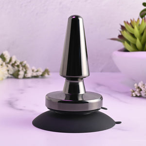 Evolved Beginner Metal Butt Plug - Black