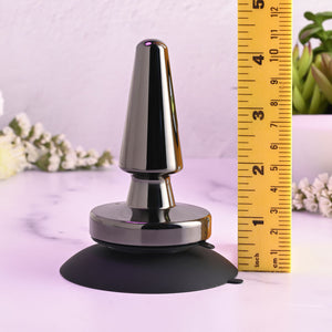 Evolved Beginner Metal Butt Plug - Black