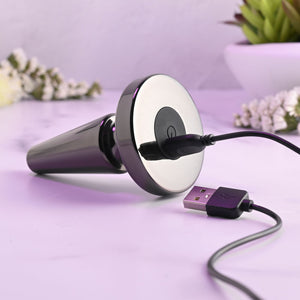 Evolved Beginner Metal Butt Plug - Black