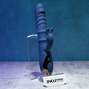 Evolved The Ringer Rabbit Vibrator - Blue