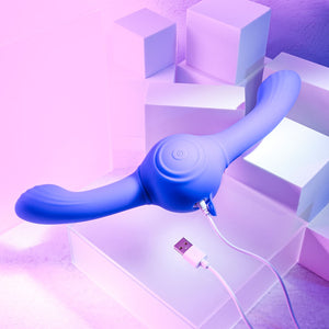 Evolved Our Gyro Super Double Vibrator - Purple
