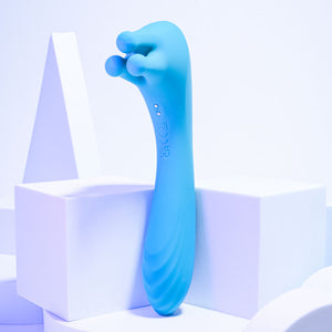 Evolved Heads Or Tails Dual Ended Massager - Blue