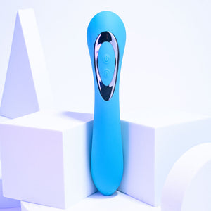 Evolved Heads Or Tails Dual Ended Massager - Blue
