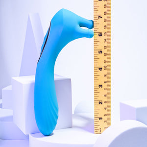 Evolved Heads Or Tails Dual Ended Massager - Blue