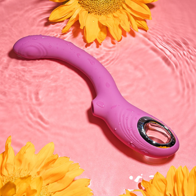 Evolved Strike A Pose G-Spot Vibe with Suction - Pink