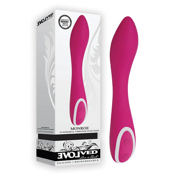 Monroe G-Spot Silicone Vibrator - Pink
