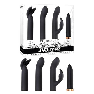 Evolved Four Play Bullet with 3 Sleeves - Black