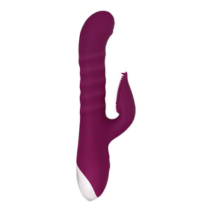 Evolved Lovely Lucy Rabbit Vibrator - Burgundy Red