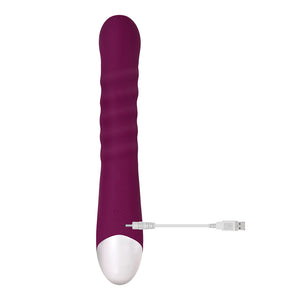 Evolved Lovely Lucy Rabbit Vibrator - Burgundy Red