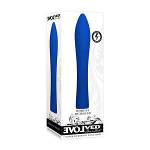 Evolved Robust Rumbler - Blue Rechargeable Vibrator