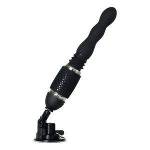 Evolved Thrust & Go - Black Thrusting Vibrator with Interchangeable Shafts
