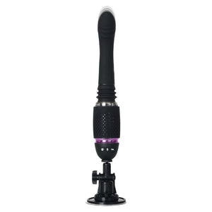 Evolved Thrust & Go - Black Thrusting Vibrator with Interchangeable Shafts