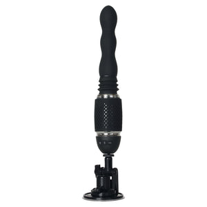 Evolved Thrust & Go - Black Thrusting Vibrator with Interchangeable Shafts