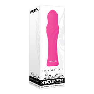 Evolved Twist & Shout - Pink Vibrator