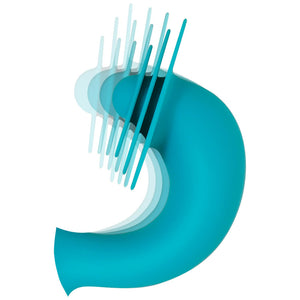 Evolved The Show Stopper Thrusting Rabbit Vibrator - Teal