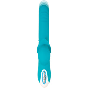 Evolved The Show Stopper Thrusting Rabbit Vibrator - Teal