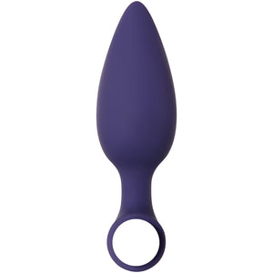 Evolved Dynamic Duo - Navy Blue Butt Plugs with Bullet
