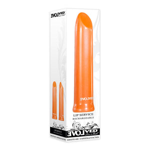 Evolved Lip Service - Orange Lipstick Vibrator