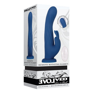 Evolved Remote Rotating Rabbit with Wireless Remote - Blue