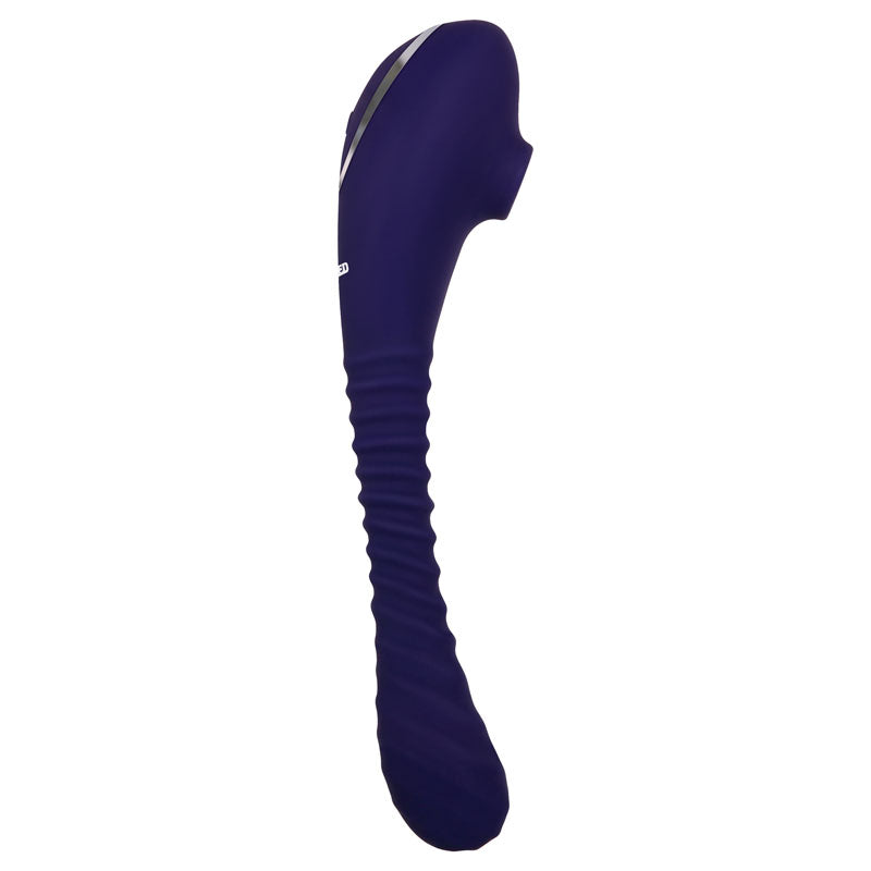 Evolved Bendable Sucker Vibrator - Blue