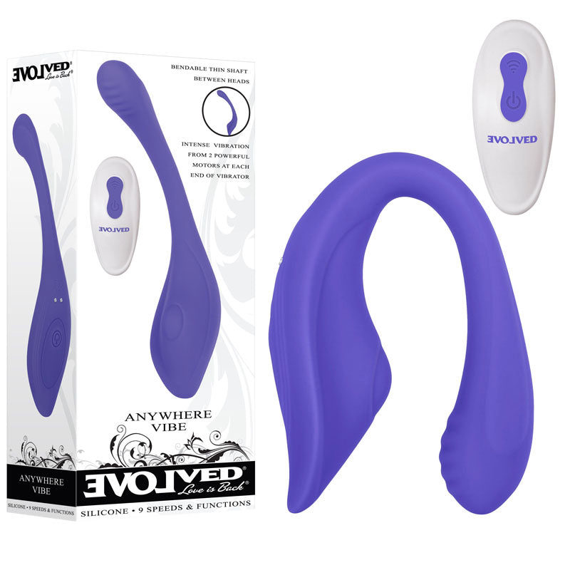 Evolved Anywhere Flexible Vibe with Remote - Purple