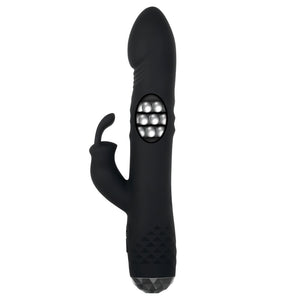 Evolved Bodacious Bunny Vibrator - Black