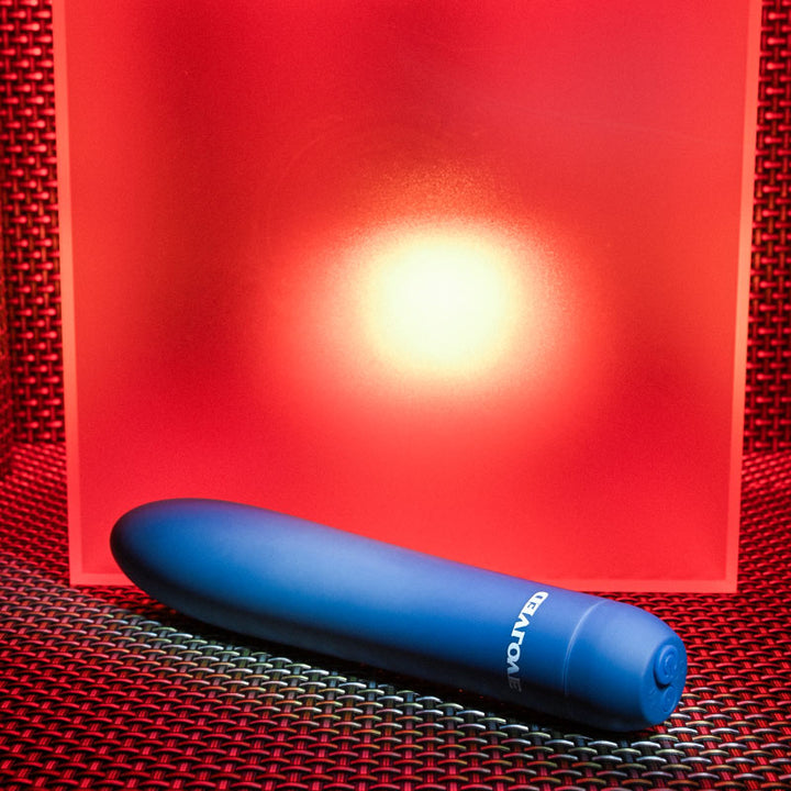 Evolved Straight Forward Vibrator - Blue