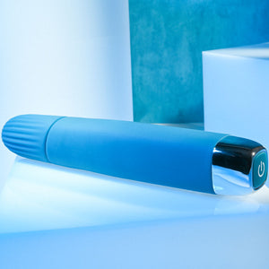 Evolved Super Slim Vibrator - Blue