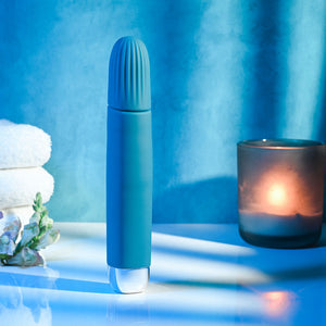 Evolved Super Slim Vibrator - Blue