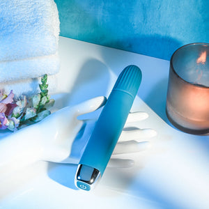 Evolved Super Slim Vibrator - Blue