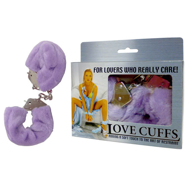 Love Cuffs - Purple Fluffy Skin Hand Cuffs