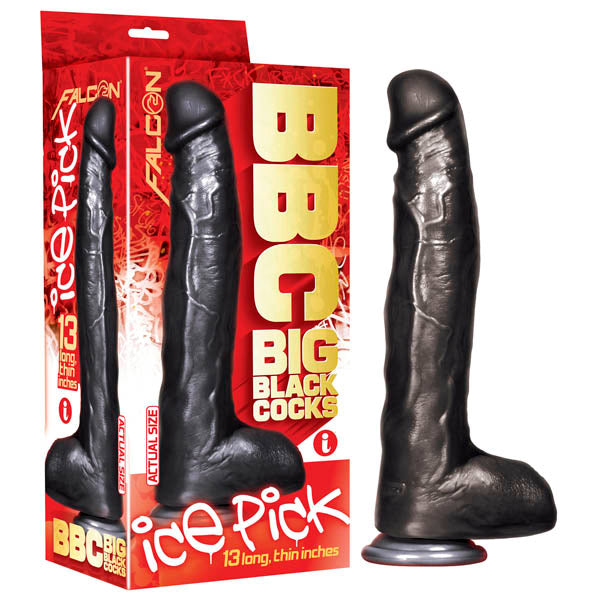 BBC Ice Pick 13 Inch Dong with Suction Cup