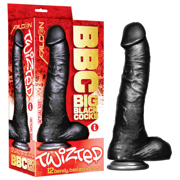 BBC Twizted 12 Inch Dong with Suction Cup