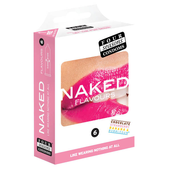 Naked Flavours Ultra Thin Flavoured Condoms - 6 Pack