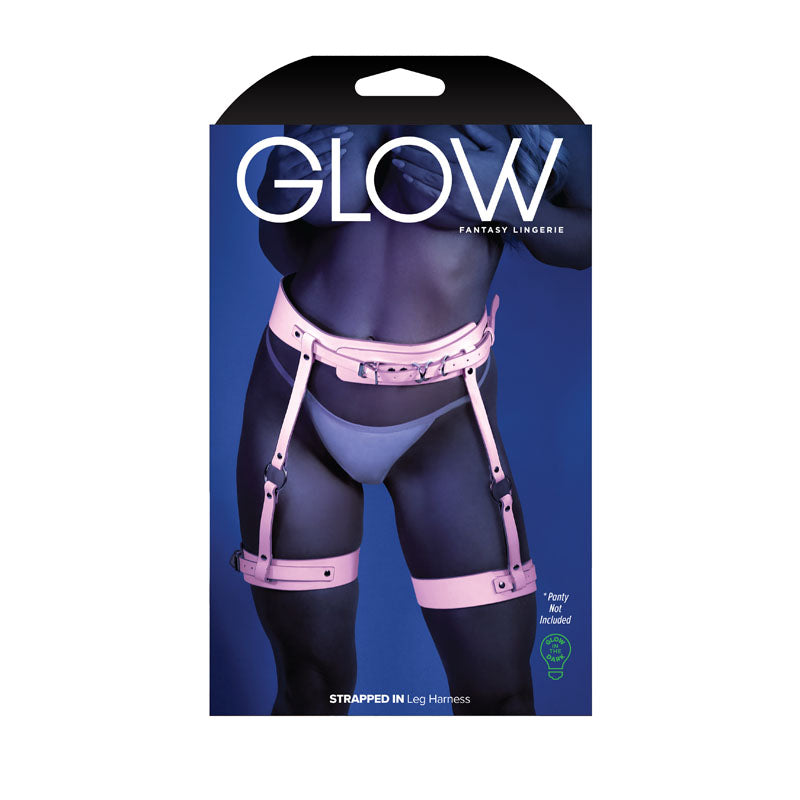 Glow Strapped In Harness - Pink - OS