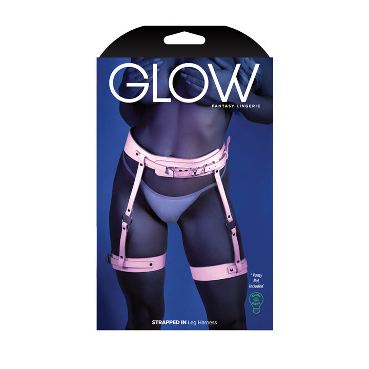 Glow Strapped In Harness - Pink - OS