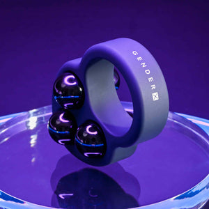Gender X Workout Ring - Weighted Cock Ring - Black