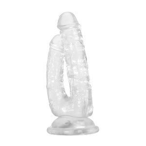 Gender X Dualistic- Clear 23.5cm Double Penetrating Dong