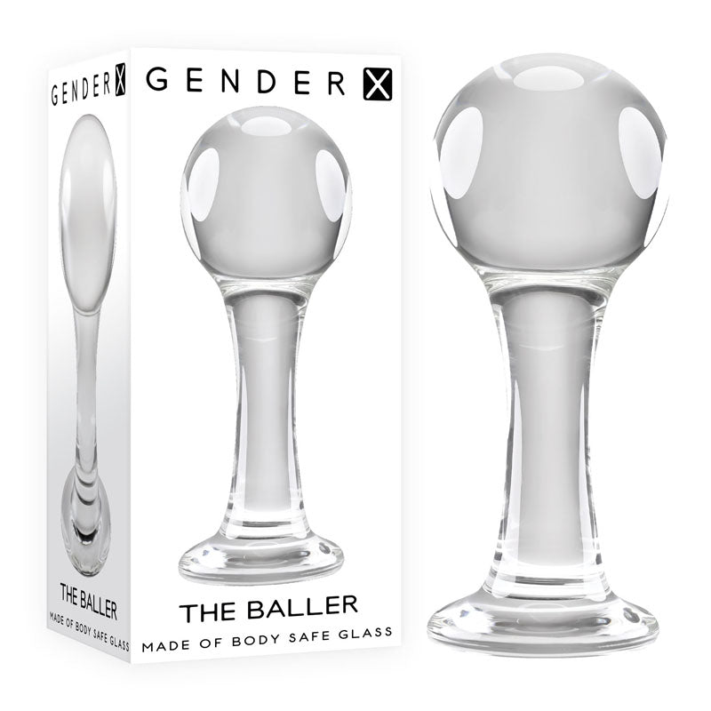 Gender X The Baller Anal Plug - Clear